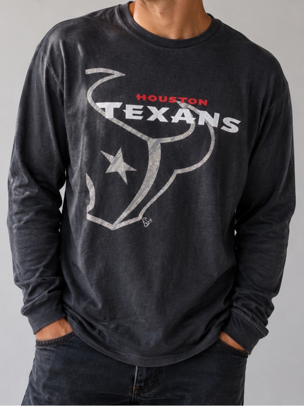 Majestic Houston Texans Long Sleeve Tee